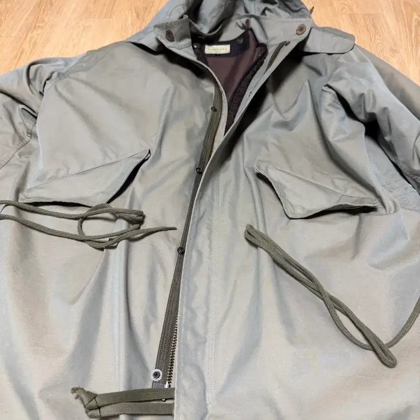 [BUNJANG] Begin202 Khaki Parka Coat / Begin202 브랜드의 개파카 스타일 코트