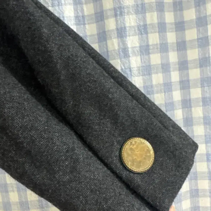 [BUNJANG] Time Black Wool Long Dress / 타임 블랙 모직 원피스 55