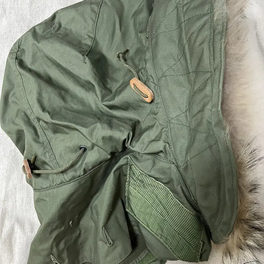[BUNJANG] M-65 Field Jacket Original Coyote Fur Hood / m-65 피쉬테일, 필드 자켓 오리지널 코요테퍼 후드