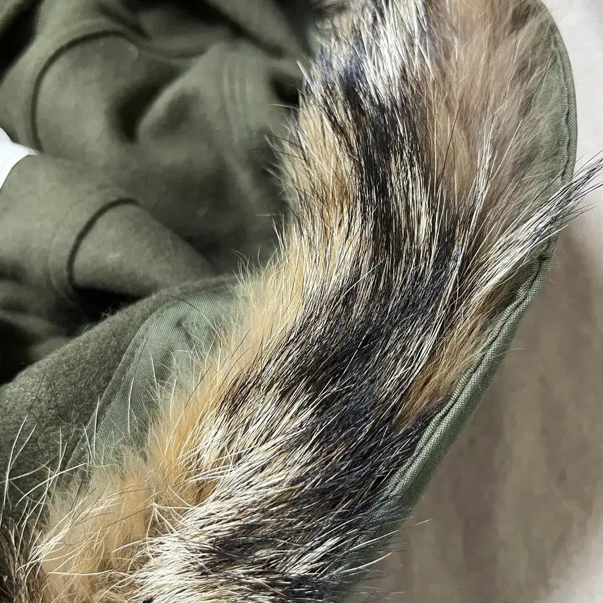 [BUNJANG] M-65 Field Jacket Original Coyote Fur Hood / m-65 피쉬테일, 필드 자켓 오리지널 코요테퍼 후드