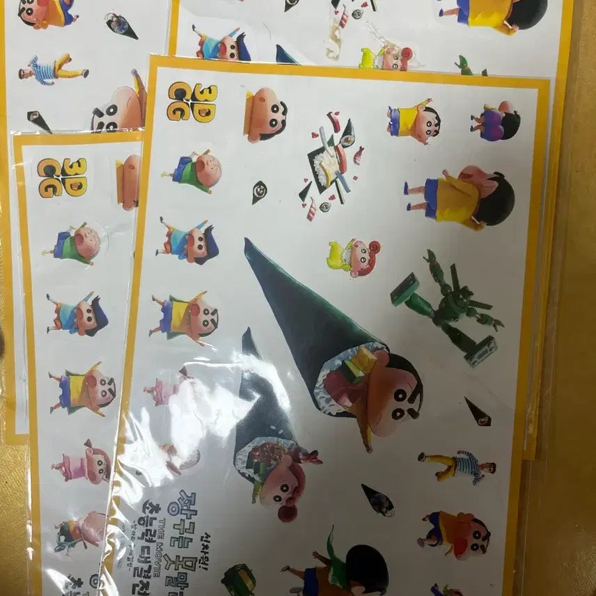 [SOLD OUT] 짱구는 못말려 극장판 스티커 일괄