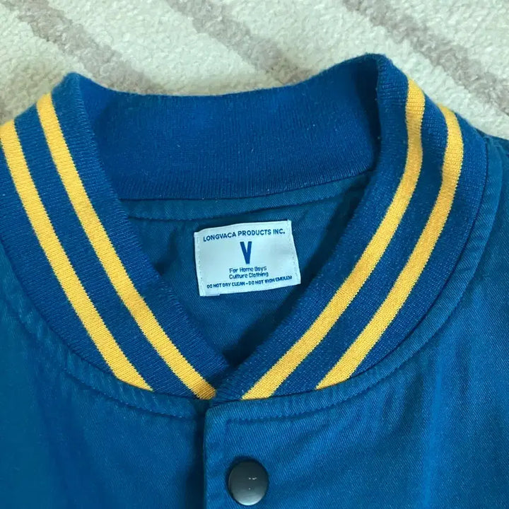 [BUNJANG] Long Vacation Varsity Jacket Blue XL / 롱바케이션 롱바케 바시티 자켓 블루 XL
