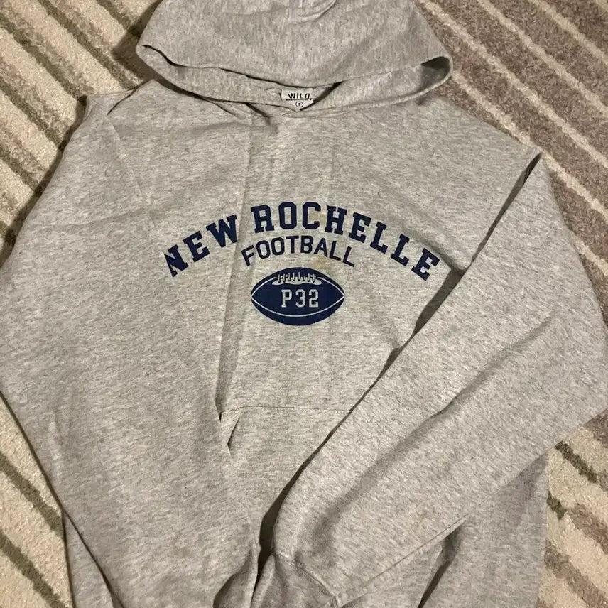 [BUNJANG] Wild Donkey Ivory Hoodie S / 와일드동키 아이보리 후드 S