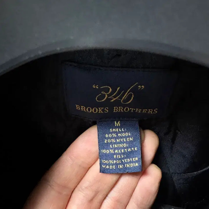 [BUNJANG] Brooks Brothers Wool Blouson Jacket - Black (Size M) / 브룩스브라더스 울 블루종 M 블랙