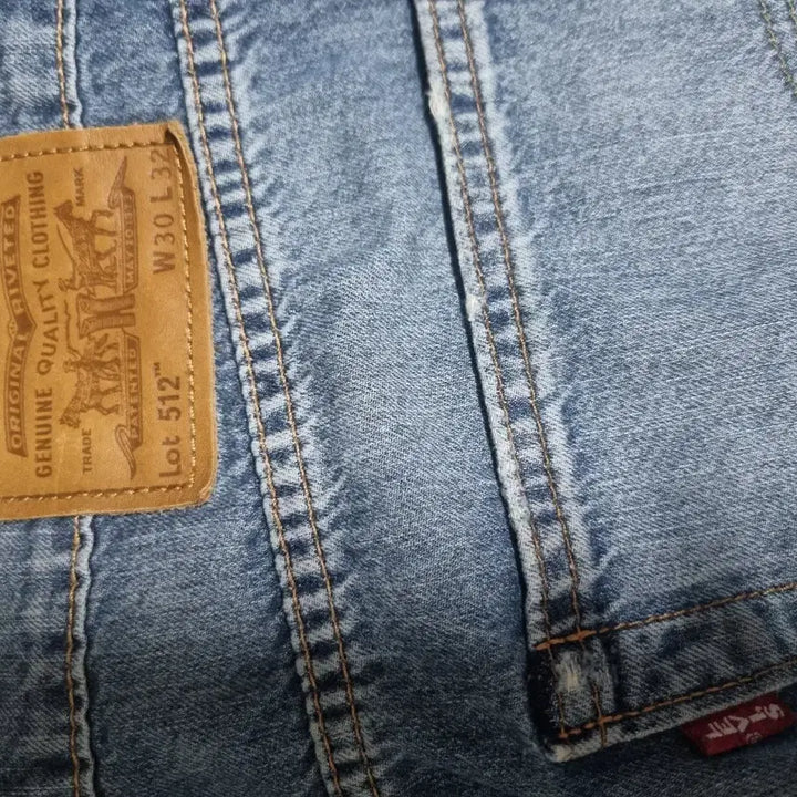 [BUNJANG] Levi's 512 Slim Fit Big E Denim Jeans / 리바이스 512 슬림핏 빅E 30x32