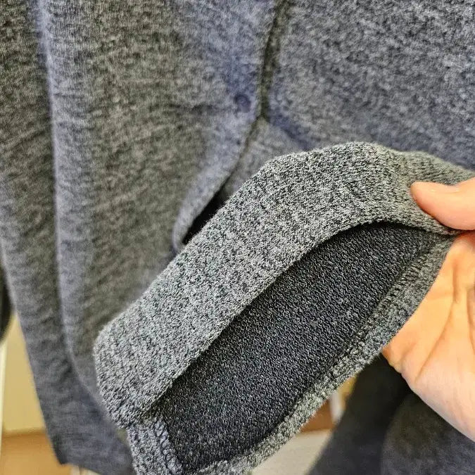 [BUNJANG] Unbranded U-Neck Two-Piece Terry Set - Charcoal / 국내제작 투피스 쭈리세트 / 유넥 패드 쭈리 투피스 차콜