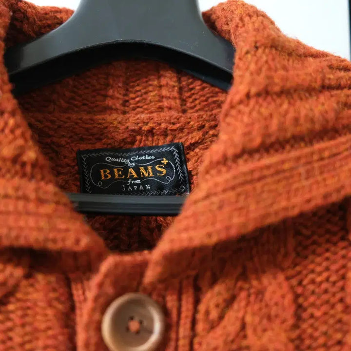 [BUNJANG] Beams Plus Patchwork Cardigan / 빔즈플러스 알란 패치워크 가디건