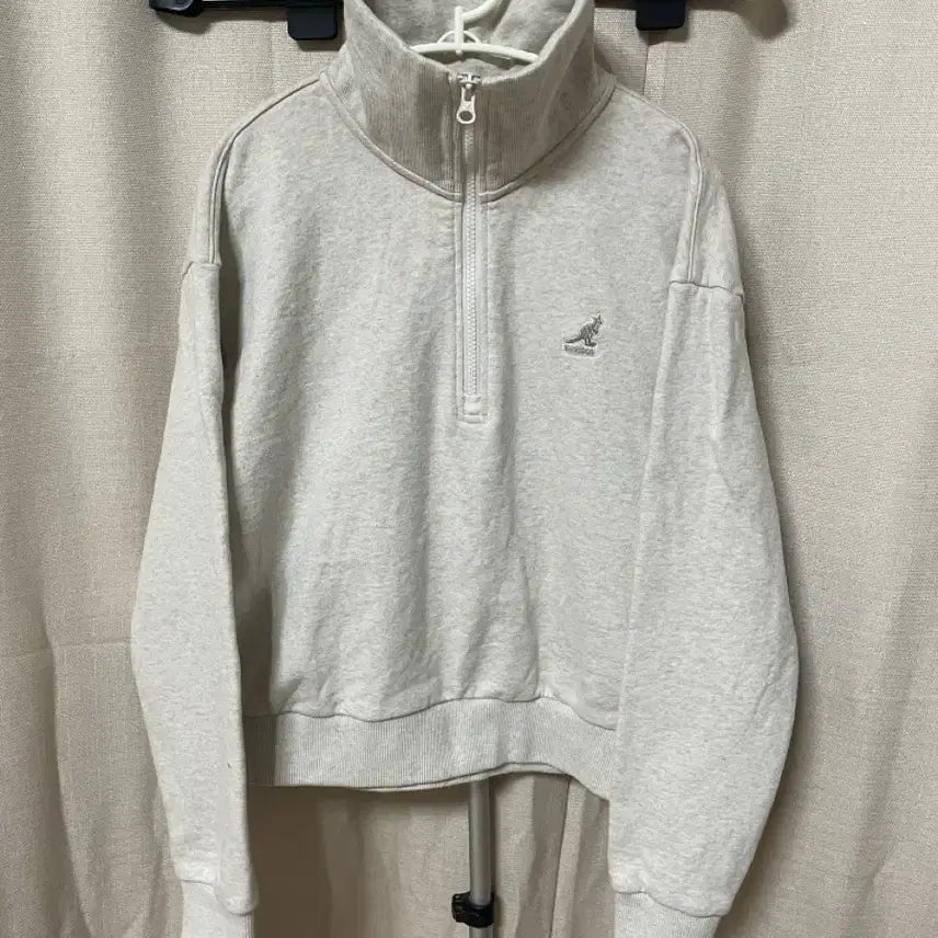 [BUNJANG] Kangol Half-Zip Sweatshirt / 캉골 하프집업 맨투맨