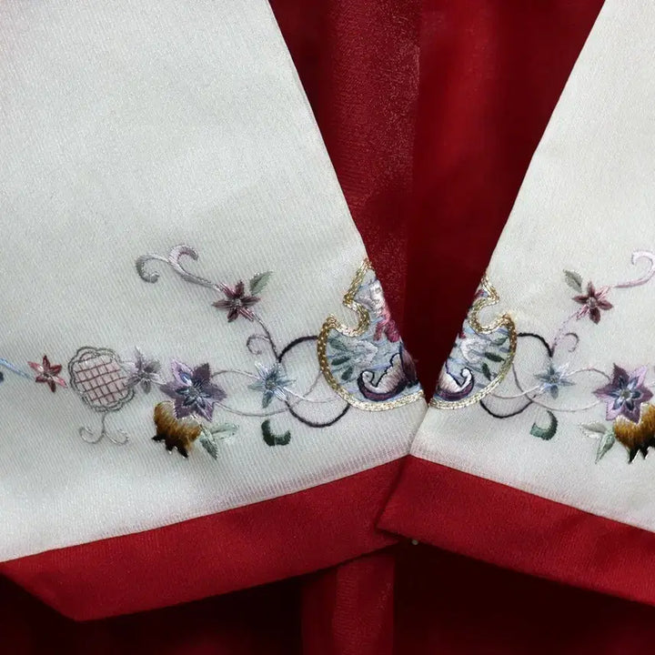 [BUNJANG] Embroidered Hanbok Dress / aa149 여성 자수한복/여55-66/키155-160/가슴90/사놀까