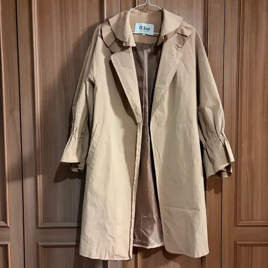 [BUNJANG] O2nd Ruffle Neck Trench Coat / 오즈세컨 봄 러플넥 트렌치코트 트렌치자켓 o2ed