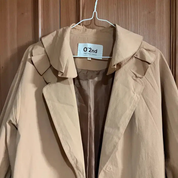 [BUNJANG] O2nd Ruffle Neck Trench Coat / 오즈세컨 봄 러플넥 트렌치코트 트렌치자켓 o2ed