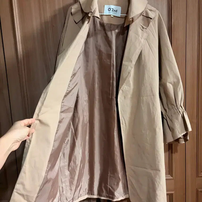 [BUNJANG] O2nd Ruffle Neck Trench Coat / 오즈세컨 봄 러플넥 트렌치코트 트렌치자켓 o2ed