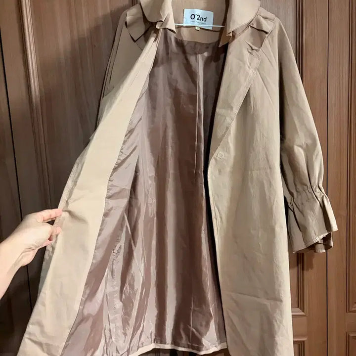 [BUNJANG] O2nd Ruffle Neck Trench Coat / 오즈세컨 봄 러플넥 트렌치코트 트렌치자켓 o2ed
