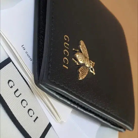 [BUNJANG] Gucci Bee Bifold Wallet / 구찌 꿀벌 반지갑/지갑 새상품급 정품(감정O)