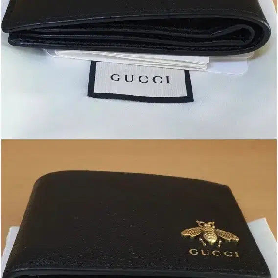 [BUNJANG] Gucci Bee Bifold Wallet / 구찌 꿀벌 반지갑/지갑 새상품급 정품(감정O)