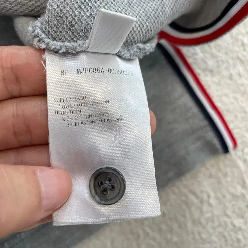 [BUNJANG] Thom Browne Polo Shirt Gray / 톰브라운 피케 래글런 반팔카라티 2