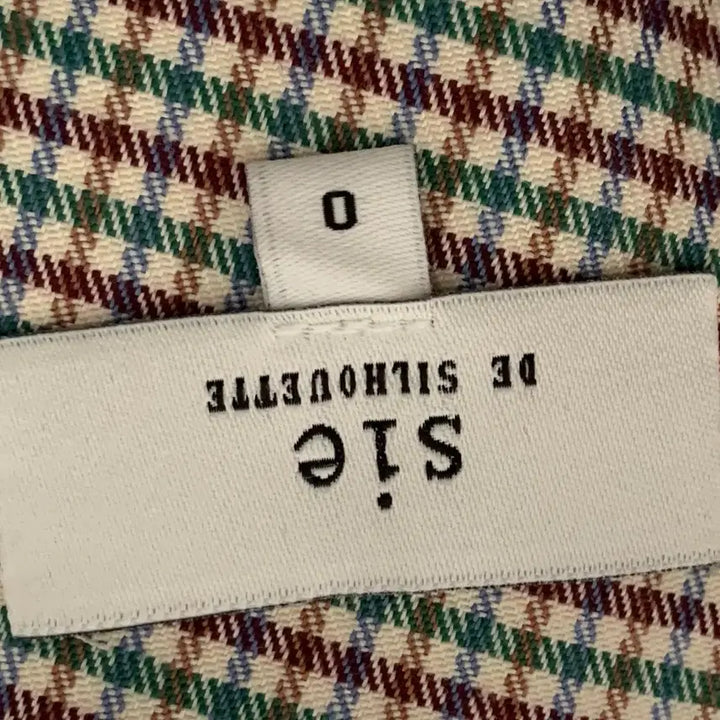 [BUNJANG] 23 24 Sie Houndstooth Check Skirt / 23 24 Sie 드 실루엣 하운드투스 체크 스커트