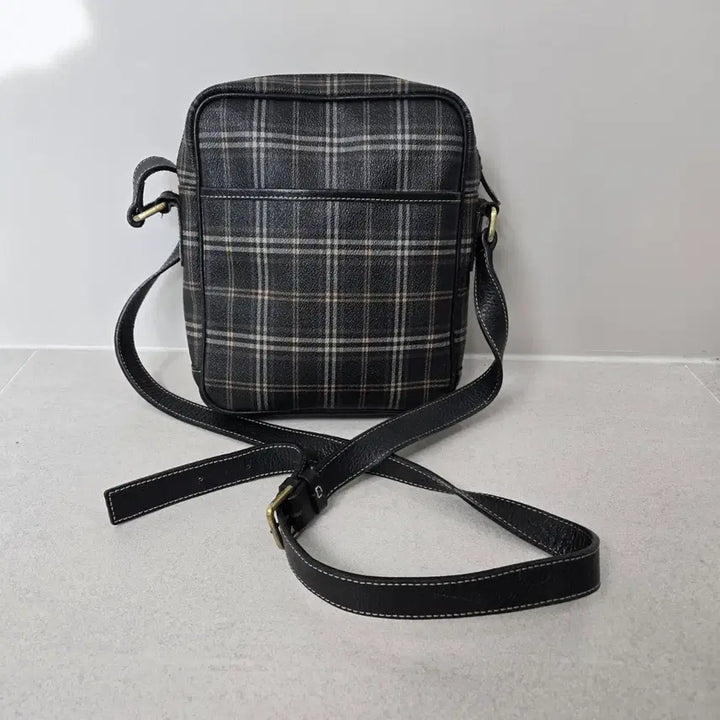 [BUNJANG] Beanpole Checkered Crossbody Bag / 빈폴 체크무늬 크로스백  남녀공용