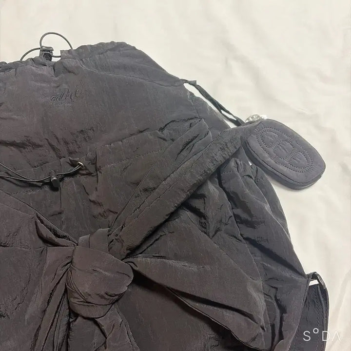 [BUNJANG] Athe Vanessa Bruno Ribbon Backpack Black / athe 아떼바네사브루노 리본 백팩 블랙