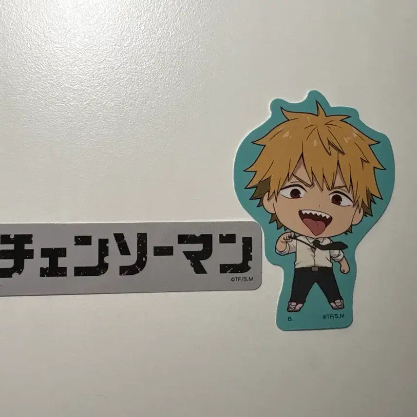 [BUNJANG] Chainsaw Man Denji Original Art Exhibition Bundle Set Badge Sticker / 체인소맨 덴지 원화전 뱃지 스티커 일괄