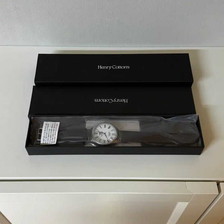 [BUNJANG] Henry Cotton's Men's Leather Watch / Henry cottons 헨리코튼 남성 가죽 시계 새제품
