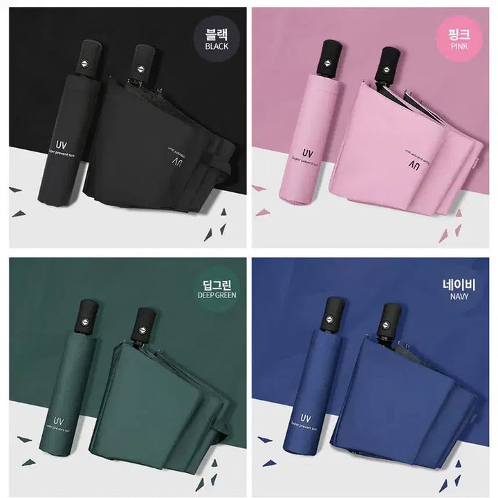 [BUNJANG] Foldable Portable Automatic Umbrella / 접이식 휴대용 자동 우산 새상품 (예약중)