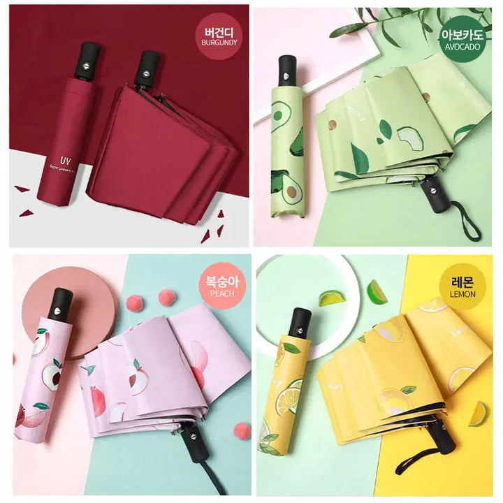 [BUNJANG] Foldable Portable Automatic Umbrella / 접이식 휴대용 자동 우산 새상품 (예약중)