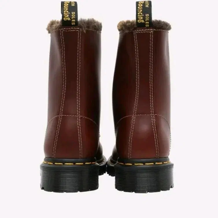 [BUNJANG] Dr. Martens 1460 Serena Fur Boots 245mm / 닥터마틴1460 세레나 브라운 퍼부츠 245mm