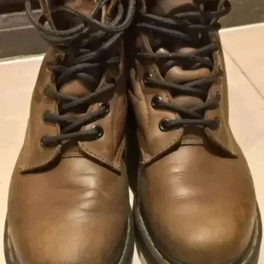 [BUNJANG] Dr. Martens 1460 Serena Fur Boots 245mm / 닥터마틴1460 세레나 브라운 퍼부츠 245mm