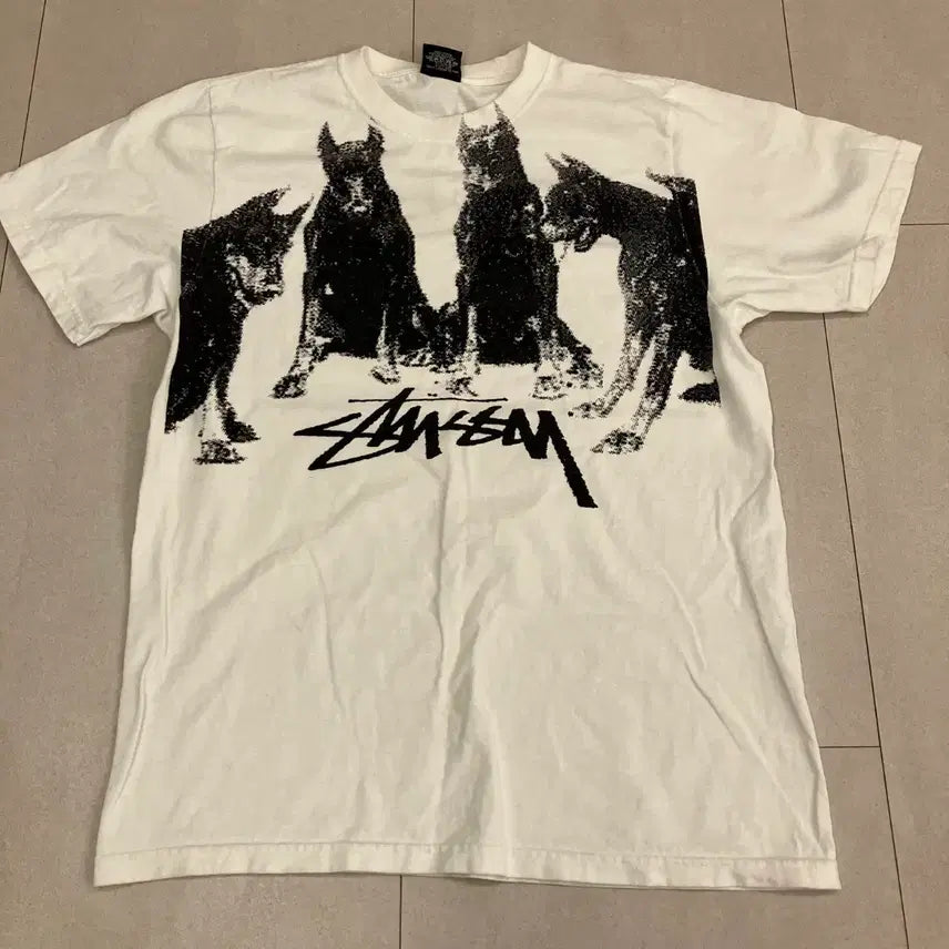 [BUNJANG] Stussy Doberman T-shirt S / 스투시 도베르만 티셔츠 S