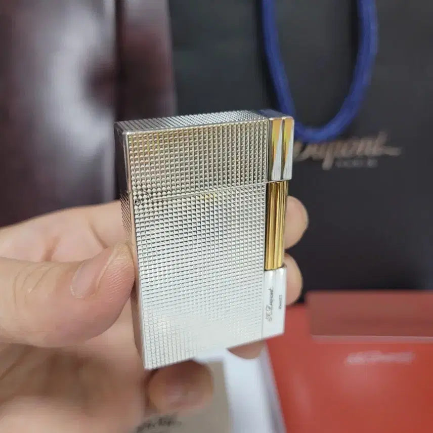 [BUNJANG] Dupont Line 2 Gatsby Lighter / [새상품급] 듀퐁라이터 라인2 ca18160 개츠비 콤비 듀퐁 라이타