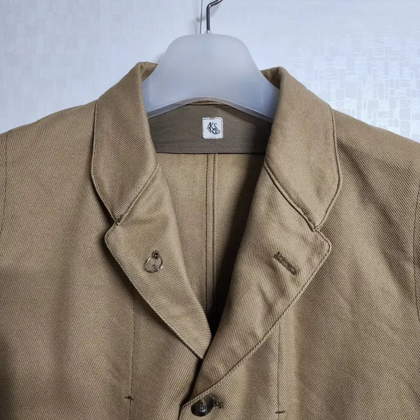 [BUNJANG] KAPTAIN SUNSHINE Coleman Jacket Beige Cotton Work Jacket / [40] 캡틴선샤인 / 베이지 코튼 워크 자켓