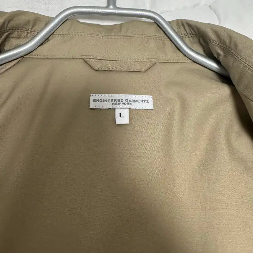 [BUNJANG] Engineered Garments Fork Jacket High Count Twill Beige (L) / 엔지니어드 가먼츠 포크 자켓 하이카운트 트윌 베이지 l사이즈
