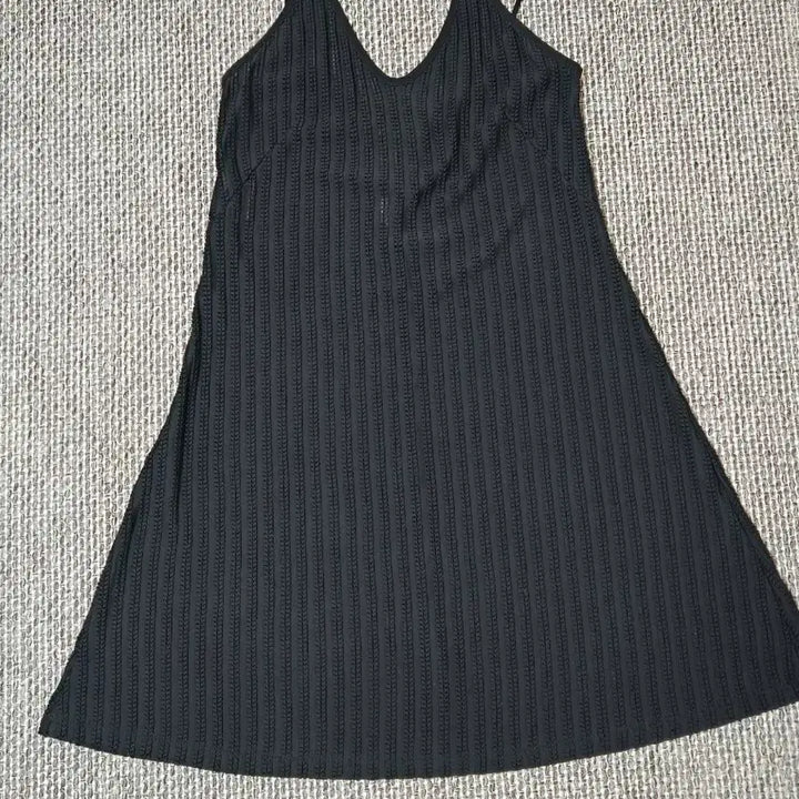 [BUNJANG] Jean Paul Gaultier Black V-Neck String Mini Dress / 장폴고르띠에 블랙 브이넥 끈미니 원피스 이탈리아