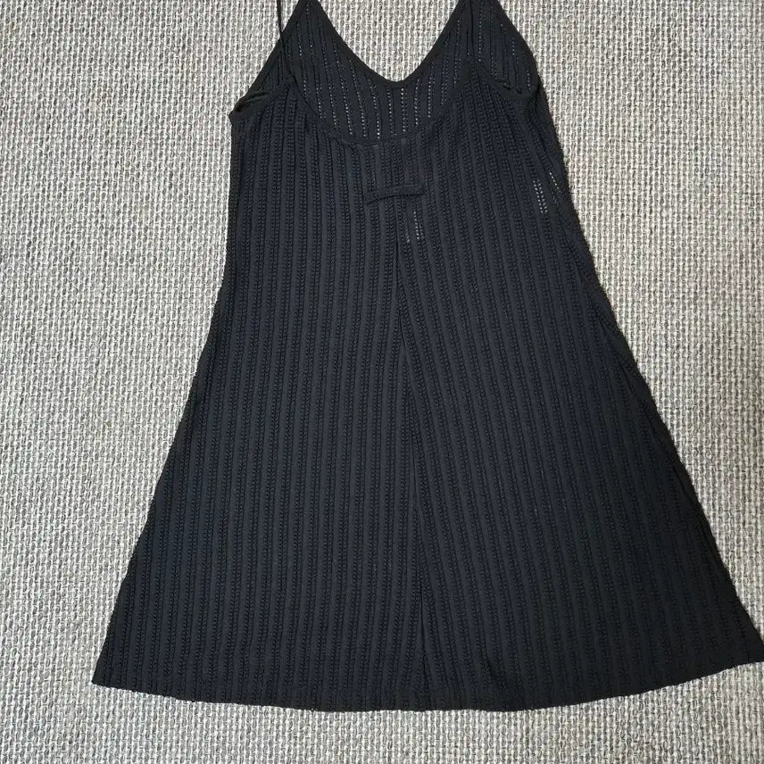 [BUNJANG] Jean Paul Gaultier Black V-Neck String Mini Dress / 장폴고르띠에 블랙 브이넥 끈미니 원피스 이탈리아