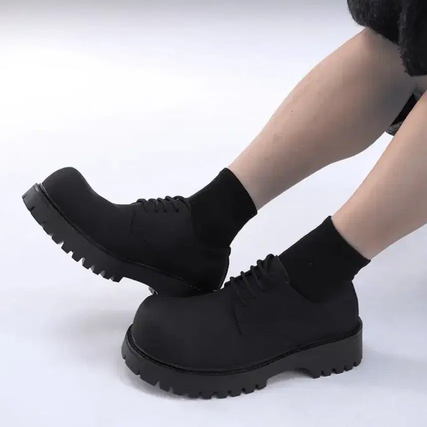 [BUNJANG] Button Seoul Matte Derby Shoes / 버튼서울 앞코라인 무광 더비 (280) 새상품