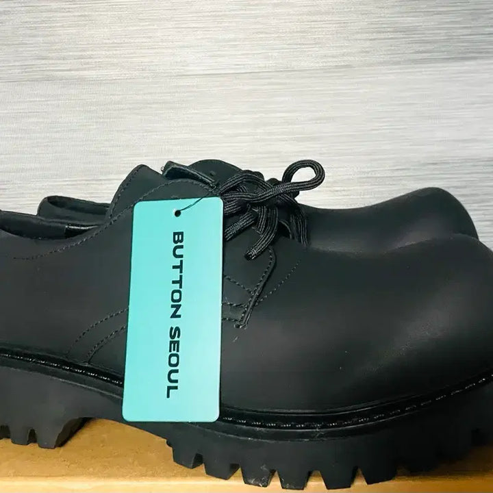 [BUNJANG] Button Seoul Matte Derby Shoes / 버튼서울 앞코라인 무광 더비 (280) 새상품