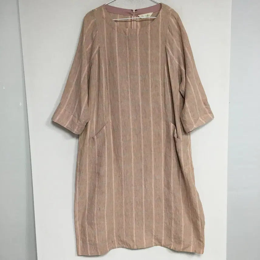 [SOLD OUT] ISAE 이새 핑크 린넨 원피스 10 90,000원