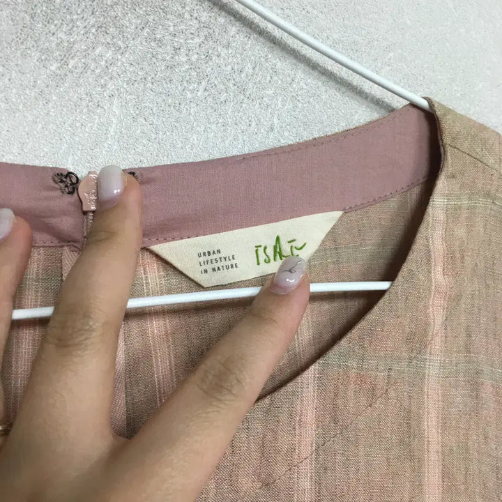 [SOLD OUT] ISAE 이새 핑크 린넨 원피스 10 90,000원