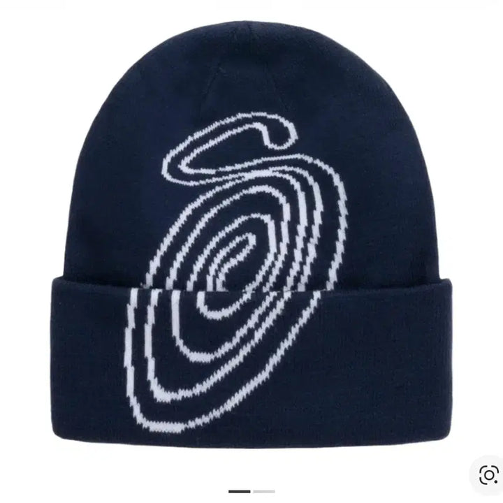 [SOLD OUT] 스투시 스월 S 커프 비니 네이비