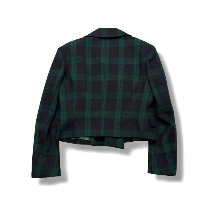 [BUNJANG] Hysteric Glamour Check Double Crop Jacket / hysteric glamour 히스테릭글래머 체크 더블 크롭자켓