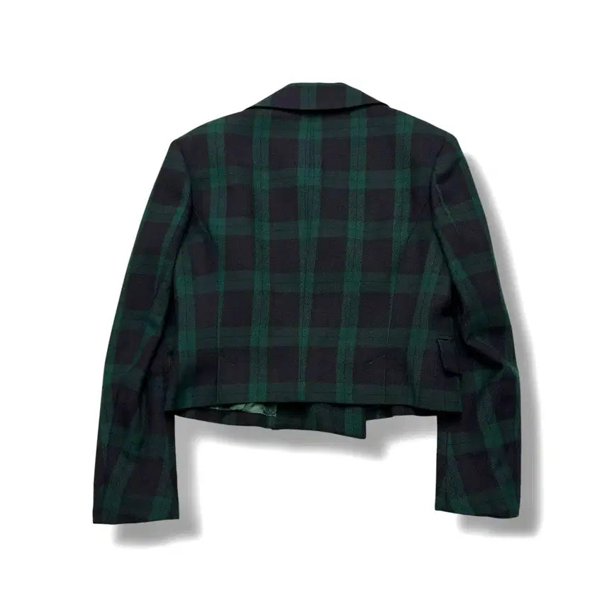 [BUNJANG] Hysteric Glamour Check Double Crop Jacket / hysteric glamour 히스테릭글래머 체크 더블 크롭자켓