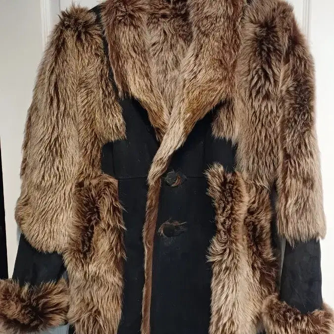 [BUNJANG] Unbranded Sheepskin Jacket / 양털 양가죽 반가슴57 길이83 (새)옷