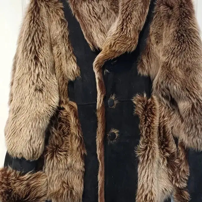 [BUNJANG] Unbranded Sheepskin Jacket / 양털 양가죽 반가슴57 길이83 (새)옷