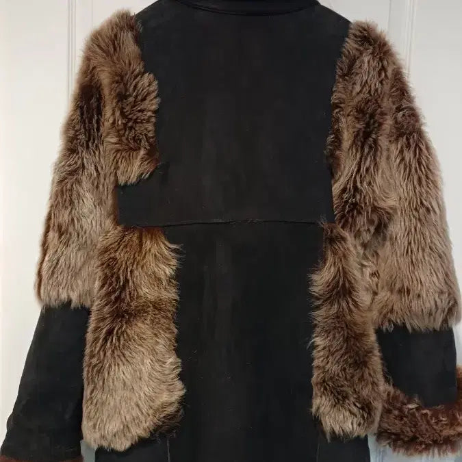 [BUNJANG] Unbranded Sheepskin Jacket / 양털 양가죽 반가슴57 길이83 (새)옷