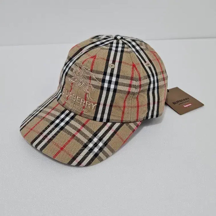 [BUNJANG] Supreme Burberry 6 Panel Cap / 22SS 슈프림 버버리 6 패널 캡