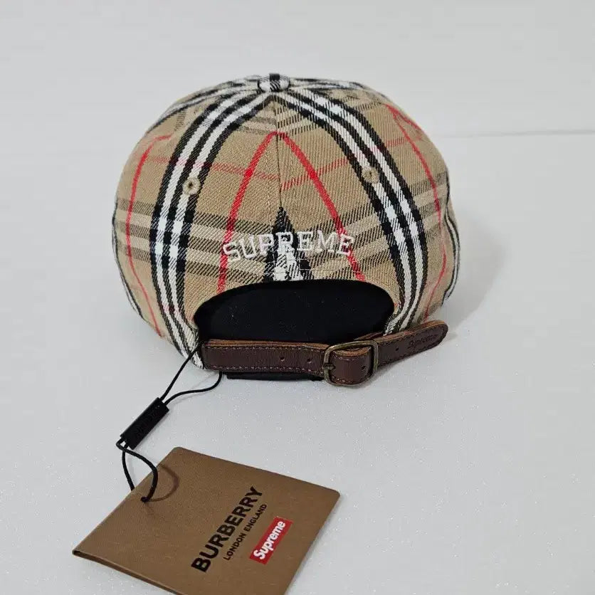 [BUNJANG] Supreme Burberry 6 Panel Cap / 22SS 슈프림 버버리 6 패널 캡