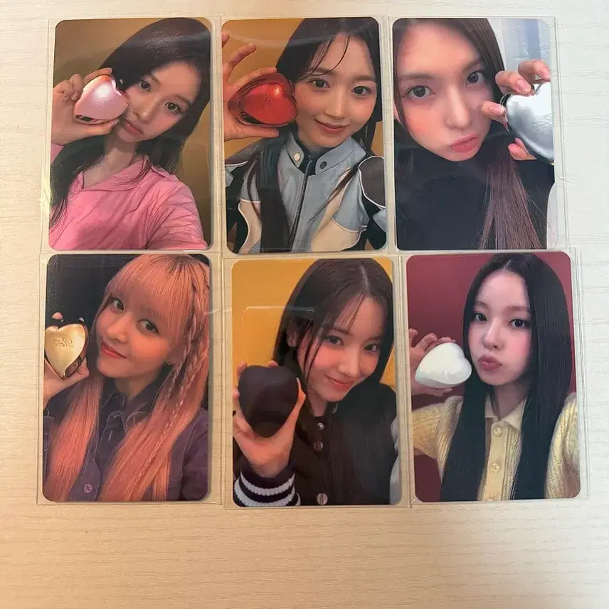 [BUNJANG] NMIXX Heart Brush Bundle Set Photocard / 엔믹스 하트브러쉬 포카(일괄)