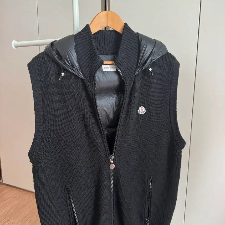 [BUNJANG] Moncler Vest XL / 몽클레어 니트패딩조끼 XL 사이즈