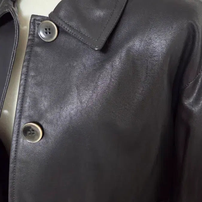 [BUNJANG] Roem Leather Jacket 85 / 로엠 가죽 자켓 숏 자켓 85-95-160